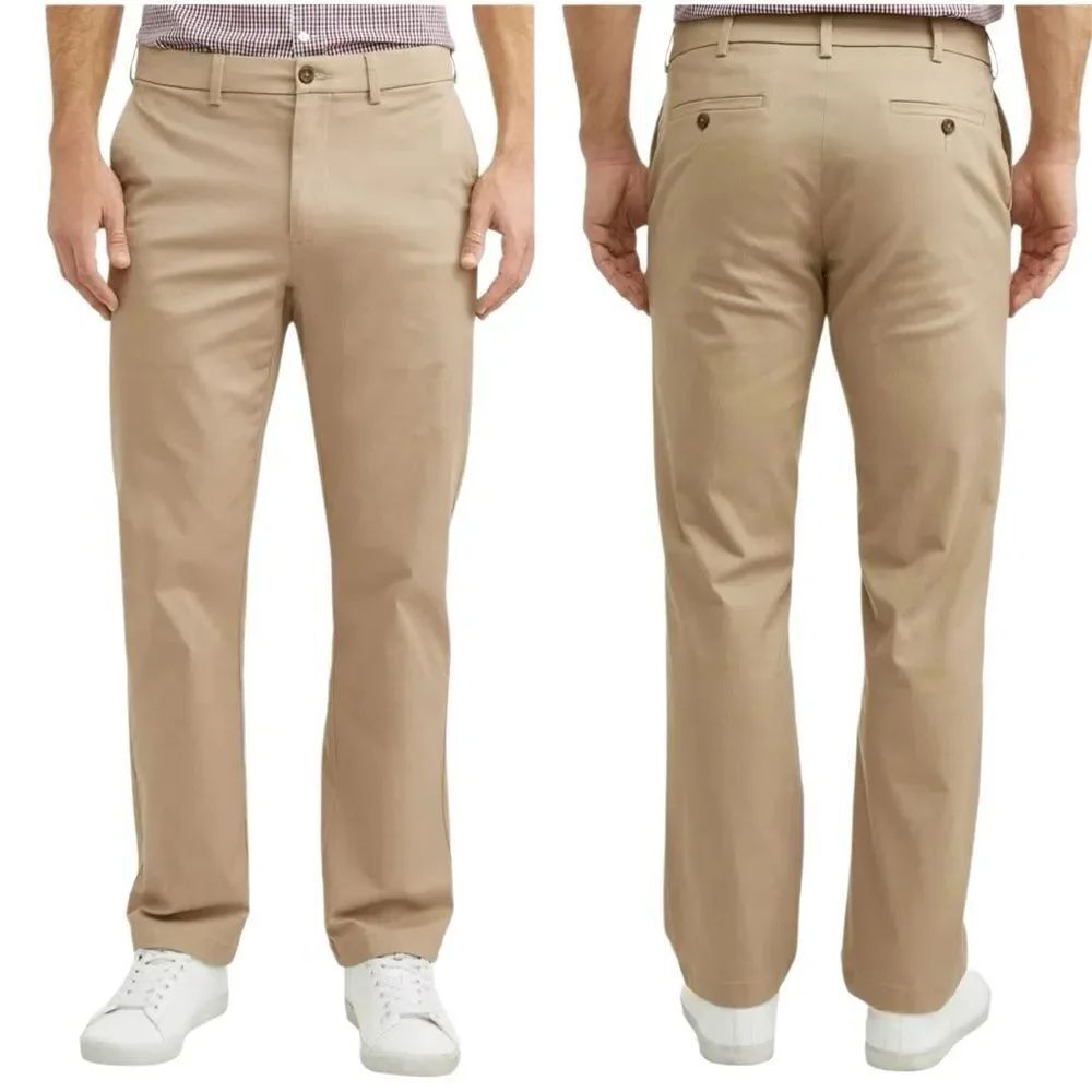George Premium Khaki Pants Regular Fit Straight Leg Size 36-30